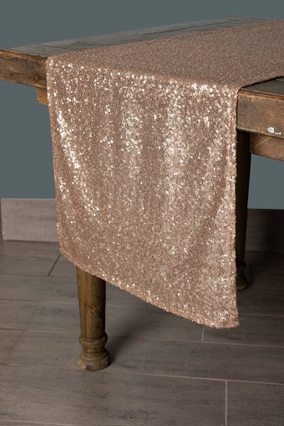 Specialty Sequins Blush table runner
